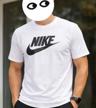 Camiseta Nike Hombre Blanca