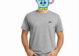 Camiseta Nike gris hombre