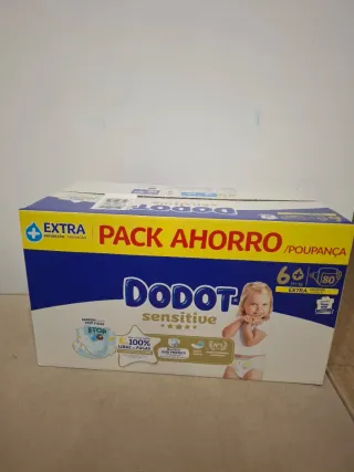 Fraldas Dodot Sensitive Pack Ahorro 6+