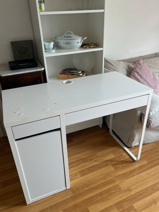 Scrivania Ikea Bianca 3 Pezzi