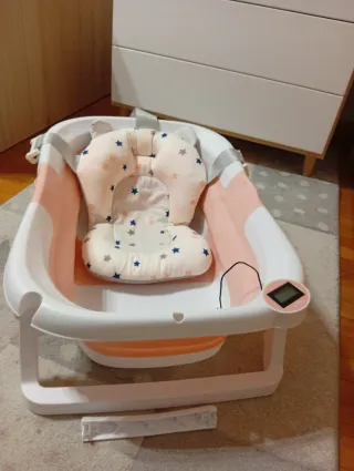 Bañera plegable bebé Bathby rosa