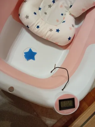 Bañera plegable bebé Bathby rosa