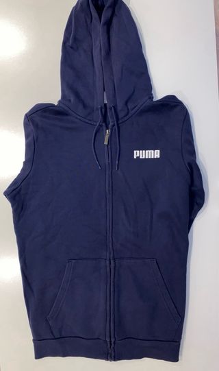 Sudadera Puma Azul con Cremallera