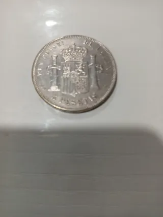 Moneda 5 Pesetas 1870