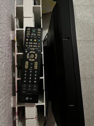 Televisión LG Negra