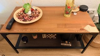 Mesa comedor negra con 4 sillas