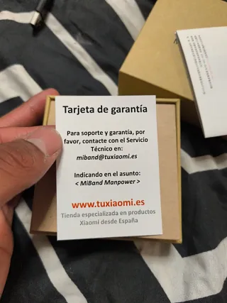 Xiaomi Mi Band 1 Negra y Plateada