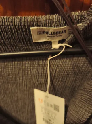 Camiseta mujer manga larga marrón