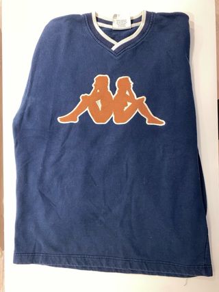 Sudadera Kappa Azul y Marrón