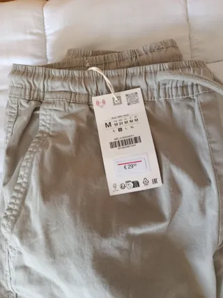 Pantalón Jogger Zara Hombre Talla L Nuevo
