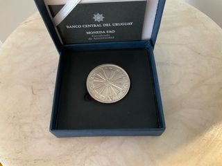 Moneda Conmemorativa FAO Banco Central Uruguay