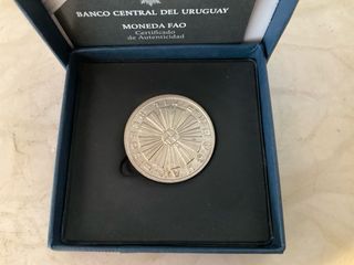 Moneda Conmemorativa FAO Banco Central Uruguay
