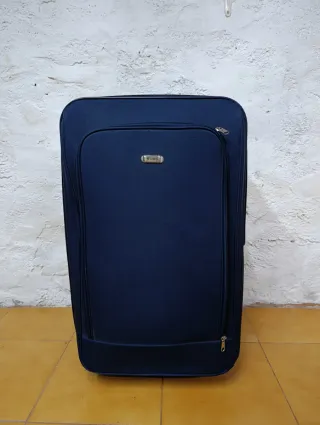 Maleta de viaje grande azul