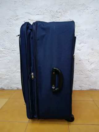 Maleta de viaje grande azul