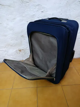 Maleta de viaje grande azul