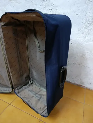 Maleta de viaje grande azul