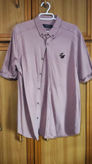 Camisa rosa manga corta Primark