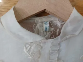 Vestido blanco comunión bordado