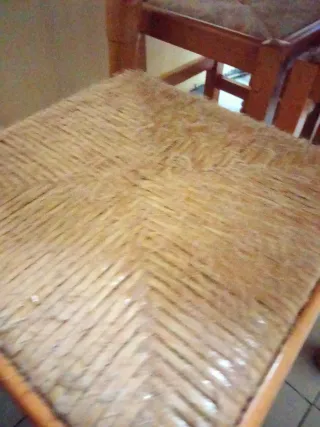 Mesa redonda extensible madera .