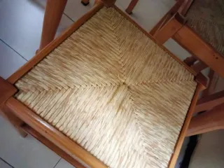 Mesa redonda extensible madera .