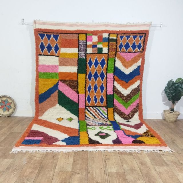 Alfombra Azilal 305x204 cm – Diseño Geométrico