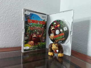 Juego Donkey Kong Country Returns Wii + Figura