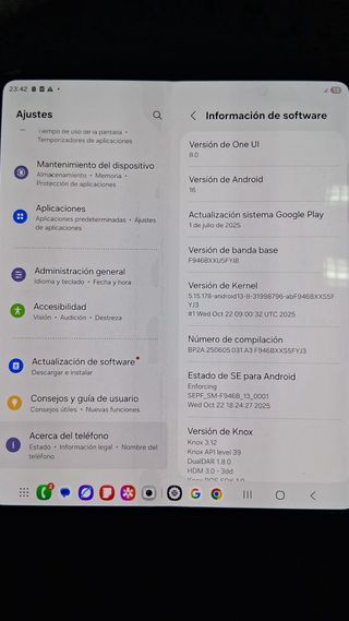 Samsung Galaxy Z Fold 5 Negro/Azul