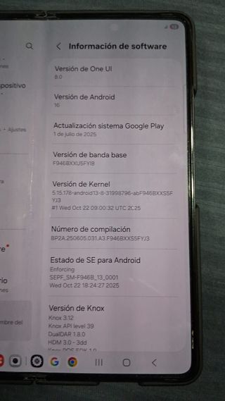 Samsung Galaxy Z Fold 5 Negro/Azul