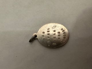 Lote medallas y pulsera religiosa plata