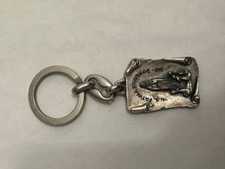 Lote medallas y pulsera religiosa plata