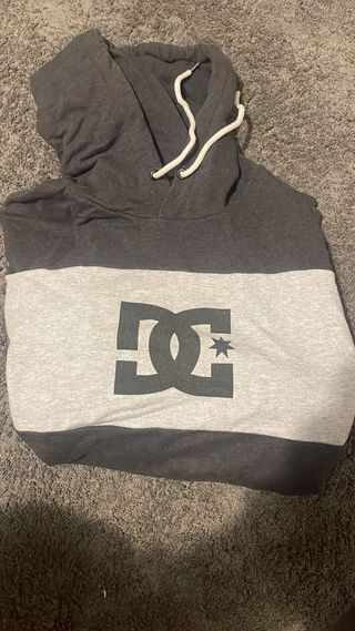 Sudadera DC Shoes Gris y Negra