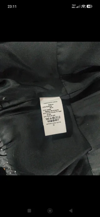 Chaqueta Purificación García lunares