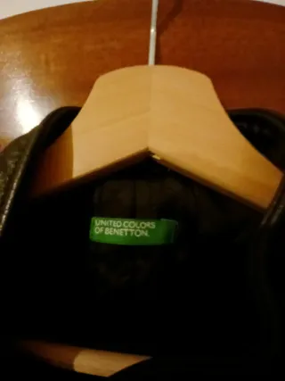 Chaqueta Cuero Benetton Talla M