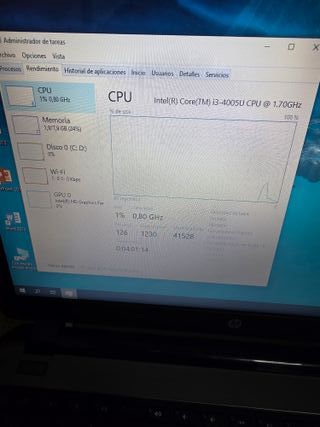 Ordenador portátil HP INTEL ICORE 3, 8RAM