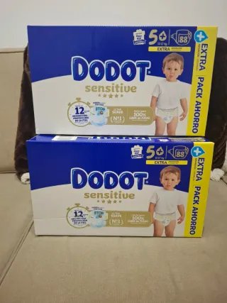 Dodot Sensitive talla 5+Fraldas 12-17kg