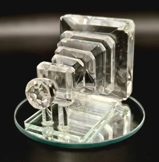 Lote 4 Figuras Cristal Crystal World