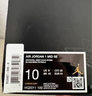 Air Jordan 1 Mid SE grey-cave stone
