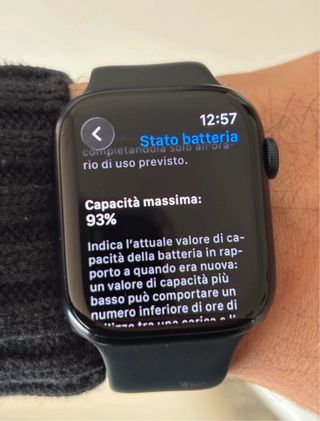 Apple Watch serie 8 45 mm Nero GPS