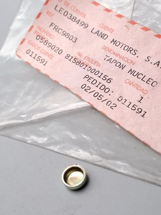 Tapón Núcleo caja cambio R380 FRC9803 Land Rover