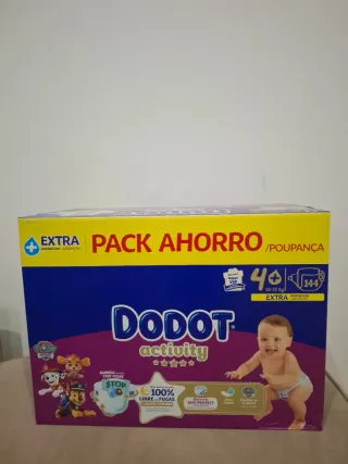Fraldas Dodot Activity Tamanho 4+ (10-15kg)