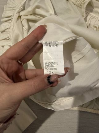 Body camisa con volantes