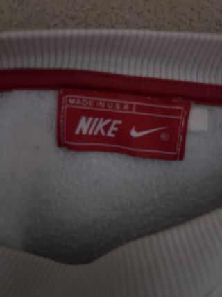Sudadera Nike Air Blanca y Roja