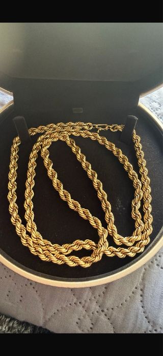 Cadena Cordón Oro 18k.