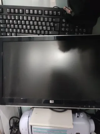 Pantalla HP Ordenador Negra