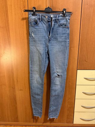Jeans skinny Stradivarius blu