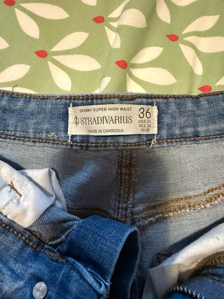 Jeans skinny Stradivarius blu