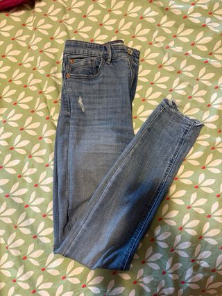 Jeans skinny Stradivarius blu