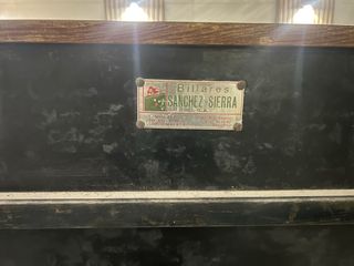 Futbolín de madera vintage