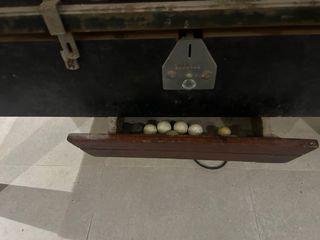 Futbolín de madera vintage