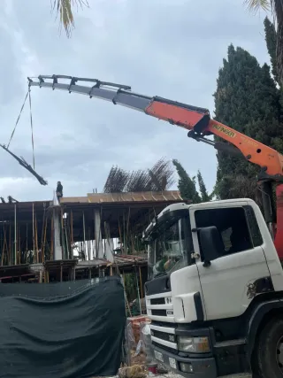 Servicios camion pluma grúa empresas y particulare